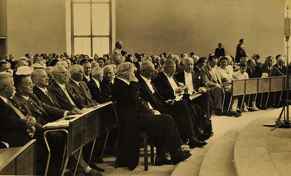 Wiedererhalt des Freibriefes 1952 in der Paulskirche