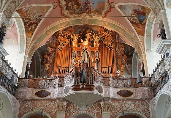 Barockorgel in der Klosterkirche bei Maihingen
